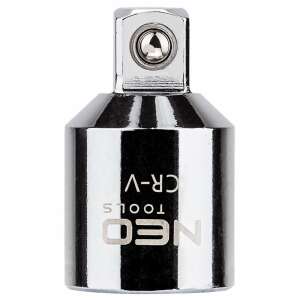 Adaptor reductor NEO 3/8" la 1/2", oțel crom-vanadiu, DIN 3123 - Accesorii pentru unelte