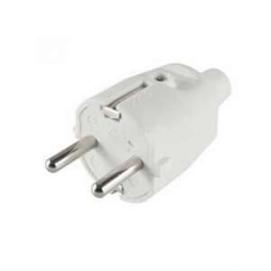 Fehér földelt lengő aljzat egyenes kábelvezetéssel - Home by Somogyi