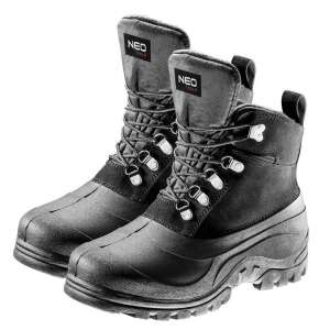 NEO Tools Men's Winter Boots size 46, eco-leather, TPR sole, warm lining, waterproof, slip-resistant - Neo