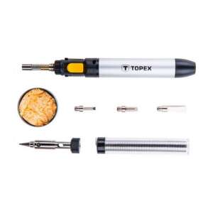 Topex 44E108 soldering iron kit, professional soldering iron with accessories - Topex Soldering Machine