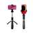 Čierny XO SS08 Bluetooth selfie stick statív s držiakom na telefón