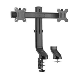ACT AC8322 Dual Monitor Arm Office Quick Height Adjustment 10"-27" Black 92885202 
