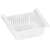 Springos refrigerator organizer, white, plastic, pull-out, expandable, for fridge