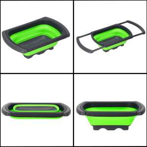 Springos összecsukható szűrő fogantyúval