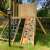 Playground with climbing wall and Springos climbing holds