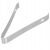 Stainless steel ice tongs for bar
