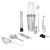 Springos 11-teiliges Cocktail Shaker Bar Set aus Edelstahl