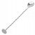Springos stainless steel cocktail stirring spoon