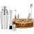 Set Cocktail Shaker Kit pre barmanov 750ml, KI12, bambusová podpera, 12 kusov 73304781