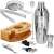 Set Cocktail Shaker Kit pre barmanov 750ml, KI12, bambusová podpera, 12 kusov 73304781