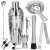 Set Cocktail Shaker Kit pre barmanov 750ml, KI12, bambusová podpera, 12 kusov 73304781