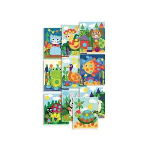 Sycomore sticker set for kids, 370 stickers, 10 pictures, animals, creative activity - Sticker, Magnet