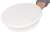 White plastic cake turntable, 23 cm diameter, for decorating and frosting cakes