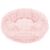 Springos pink plush donut dog bed S size 60cm