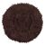 Top view of Springos brown plush dog bed XXS 40cm