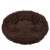 Brown Springos pet bed, 50 cm diameter