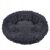 Springos graphite plush dog bed, comfortable pet bed