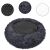 Springos dog bed details: anti-slip, plush, and white fabric