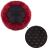 Springos XXS bordo plush dog bed with non-slip bottom detail