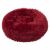 Comfortable Springos XXS bordo plush dog bed