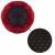Springos XXS bordo plush dog bed with non-slip bottom detail