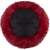 Springos pet bed, burgundy, donut shaped, for cats and dogs, bottom view