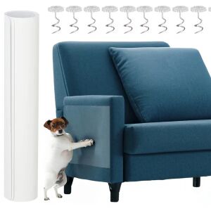 Springos furniture protector film with pins protecting sofa from dog scratches - Pet Care