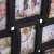 Springos 18 photo collage frame, black, close-up of a single frame