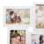 Springos 18 photo collage frame, white, for 9x14cm pictures