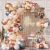 Springos balloon decoration set in rose gold, silver, and white for baby shower party