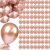 Springos roségoldene Luftballons, 100er Set, Partydekoration