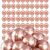 Roségoldene Metallic-Luftballons, Springos Partydekorationsset