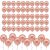 100 roségoldene Metallic-Luftballons, Springos Partydekoration