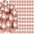 Springos Rose Gold Metallic Balloons, 100 Pieces
