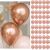 Springos Rose Gold Metallic Balloons, Party Decoration