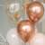 Rose gold balloons, 100 pack, Springos, party decorations, balloons for birthday, wedding, anniversary, baby shower, graduation