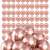 Rose gold balloons, 100 pack, Springos, party decorations, balloons for birthday, wedding, anniversary, baby shower, graduation