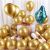 Springos gold balloons and gift boxes