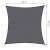 Springos 4x4m dark grey square shade sail dimensions