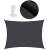 Springos 5x4m dark graphite rectangular shade sail with rope