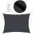 Springos 5x4m dark graphite rectangular shade sail with rope