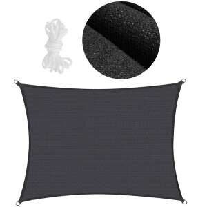 Springos szögletes Napvitorla 4x3m - Grafit