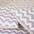 Springos Kids Play Tent, Grey Chevron Pattern, Pillow Detail