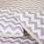 Springos Kids Play Tent, Grey Chevron Pattern, Pillow Detail