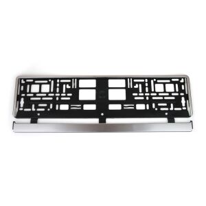 Univerzális ezüst rendszámtábla keret - Rendszámtábla tartó