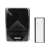Orno Calypso II DC wireless doorbell, black, with receiver and button