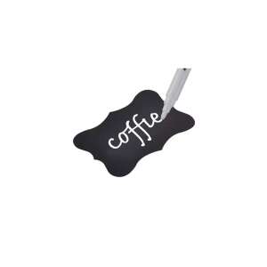 Marker alb de cretă pentru scriere pe etichete negre - Malatec