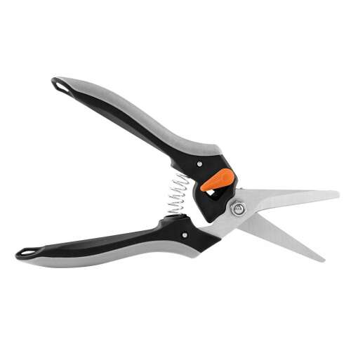 Sekator do zbiorów Neo Tools TOP-15-208, czarno-pomarańczowy, otwarty