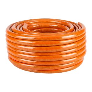 Zvinutá oranžová záhradná hadica Neo Tools TOP-15-801 s priemerom 1/2 palca - Zavlažovanie