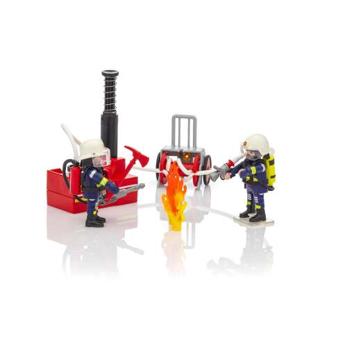 Playmobil: Tűzoltók tűzoltó szivattyúval